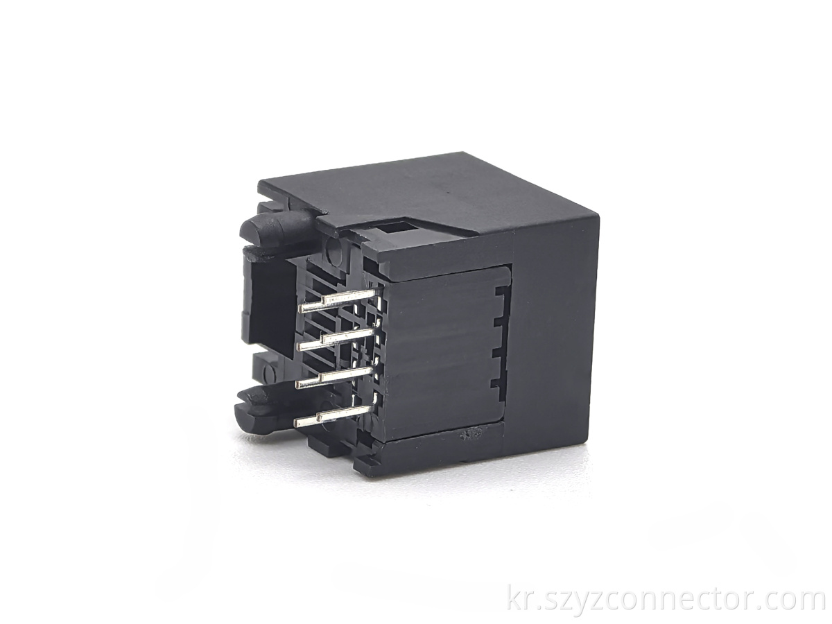 RJ45 Network Plug: RJ45-CAT6-52E-1*1-8P8C Category 6 Socket
